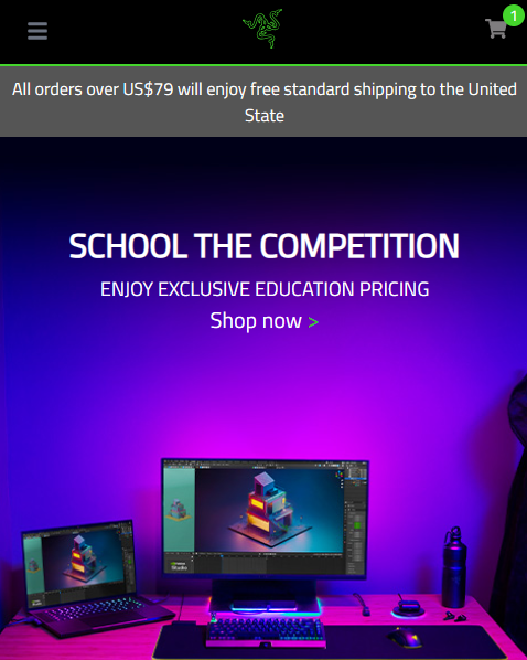 Razer Website Clone